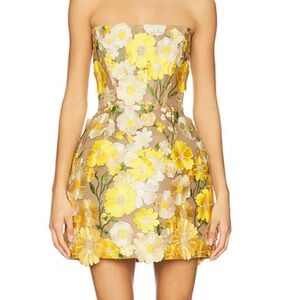 Jasmine Maraya Mini Dress in Yellow size small 
Bronx and Banco